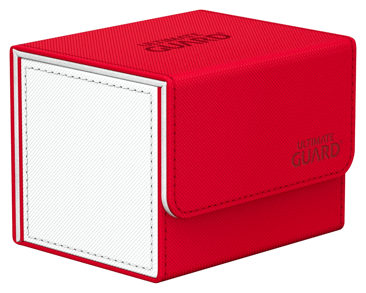 Ultimate Guard Sidewinder 100+ XenoSkin SYNERGY — Red/White (100 cards)