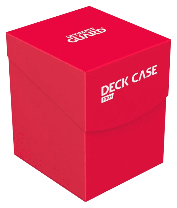 Ultimate Guard Standard Size Deck Case 100+ — Red (100 cards)