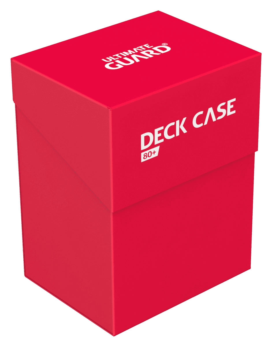 Ultimate Guard Standard Size Deck Case 80+ — Red (80 cards)