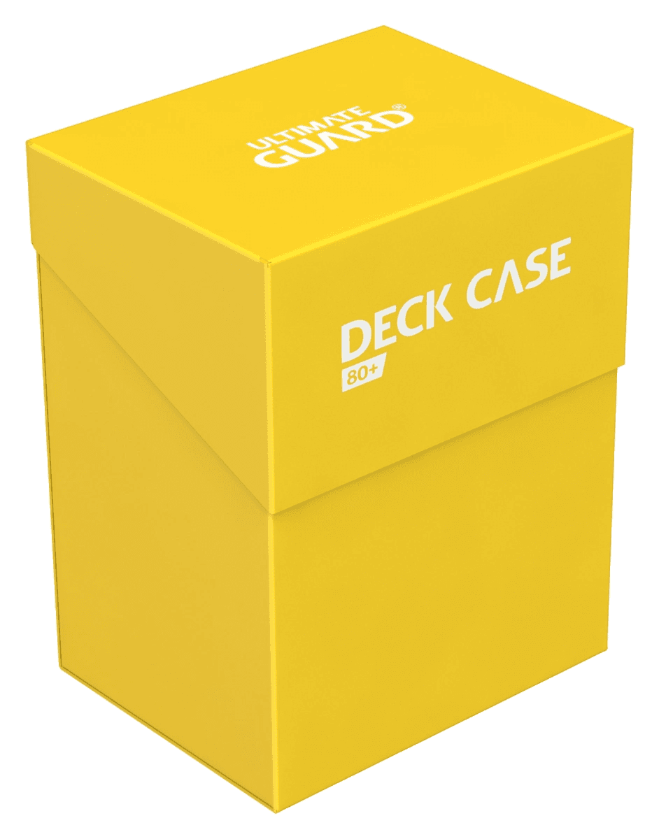 Ultimate Guard Standard Size Deck Case 80+ — Yellow (80 cards)