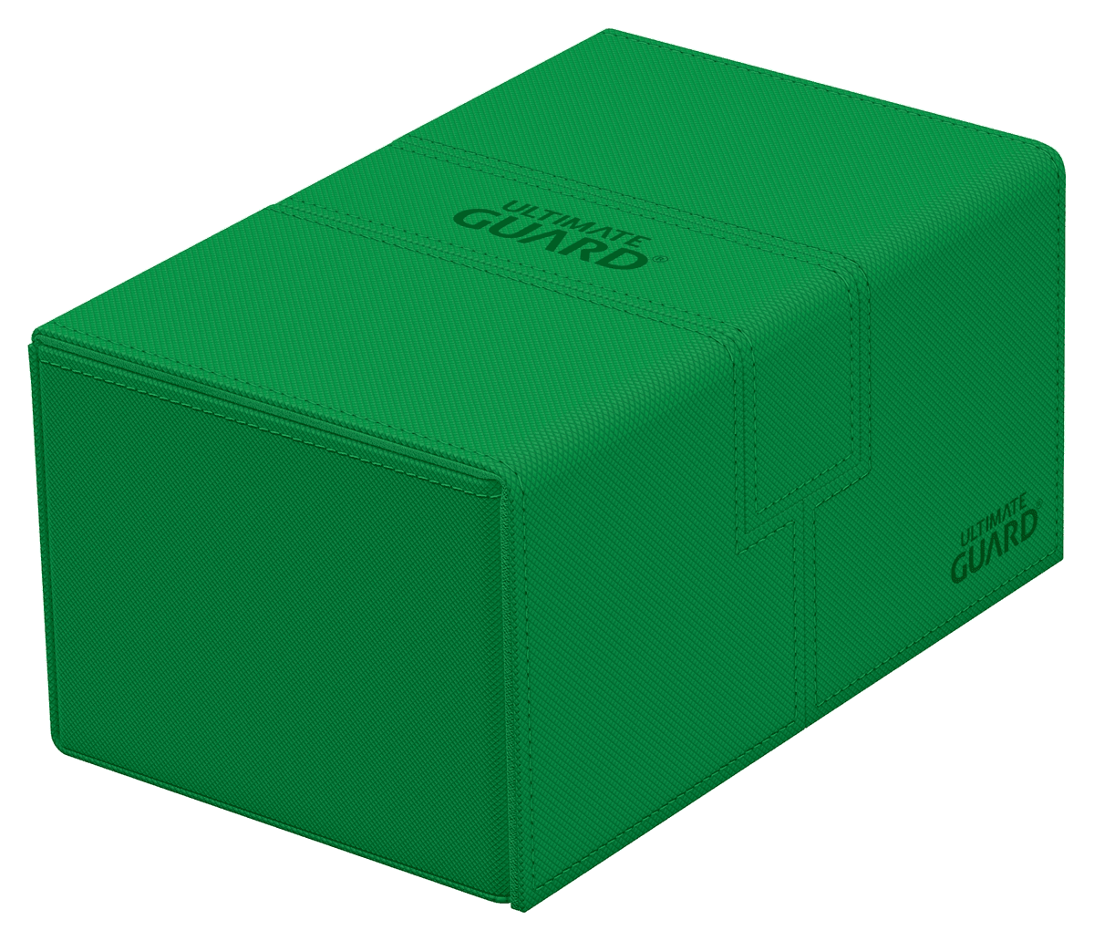 Ultimate Guard Twin Flip'n'Tray Deck Case 160+ XenoSkin Monocolor Green (160 cards)