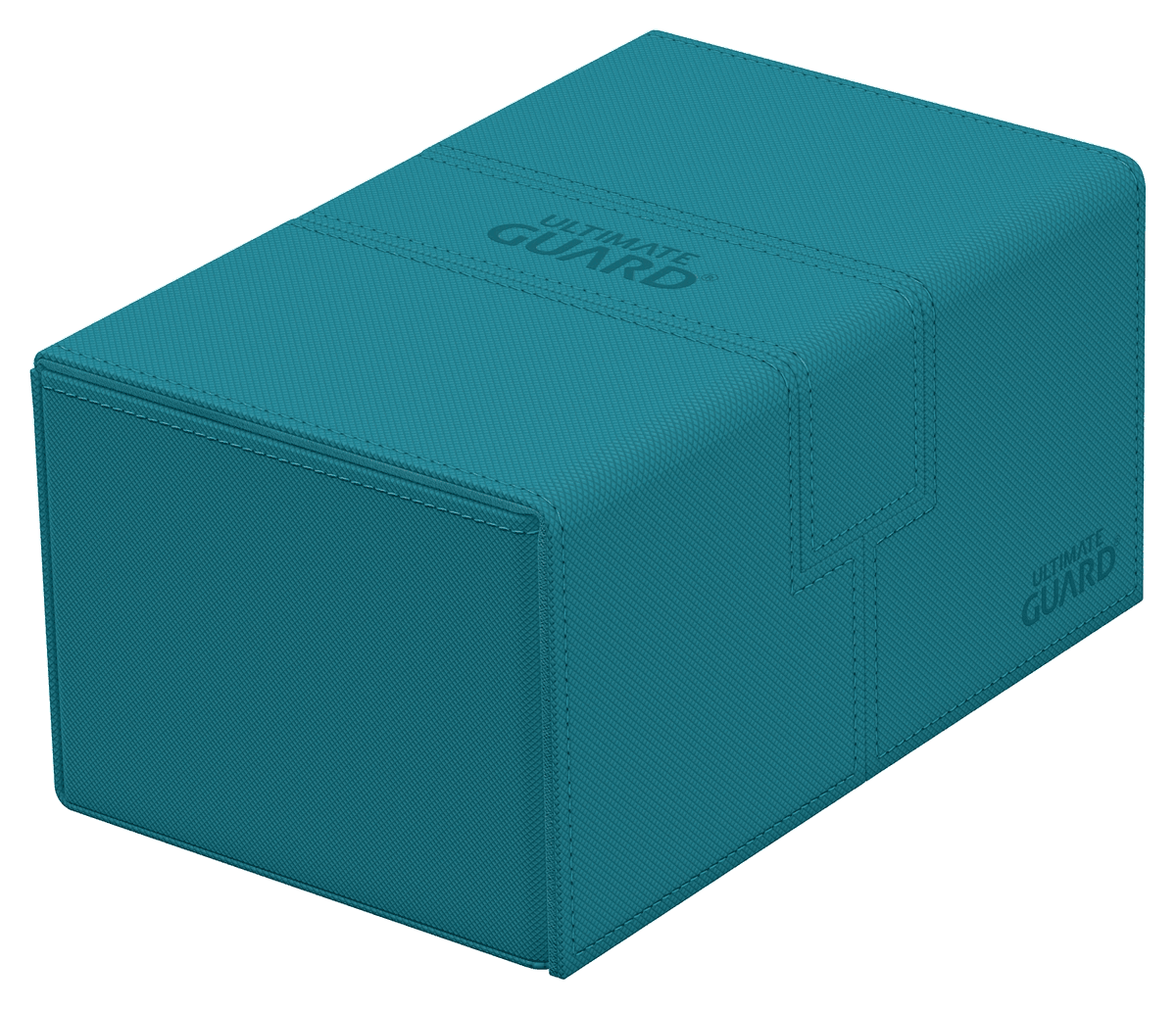Ultimate Guard Twin Flip'n'Tray Deck Case 160+ XenoSkin Monocolor Petrol (160 cards)