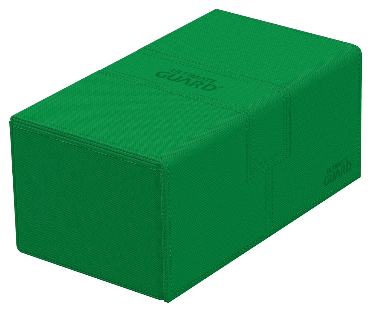 Ultimate Guard Twin Flip'n'Tray eck Case 200+ XenoSkin Monocolor Green (200 cards)