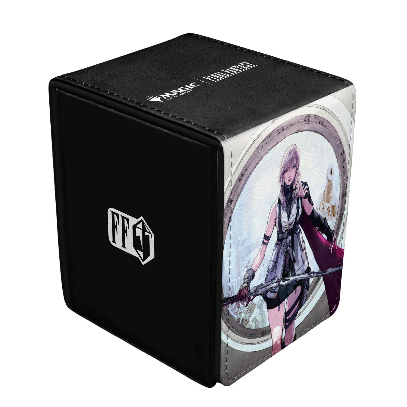Ultra Pro Alcove Flip Deck Box 100+: Magic: The Gathering Final Fantasy — Lightning, Army of One (100 cards)