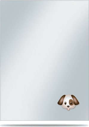 Ultra Pro Deck Protector Covers Emoji — Dog (50 sleeves)