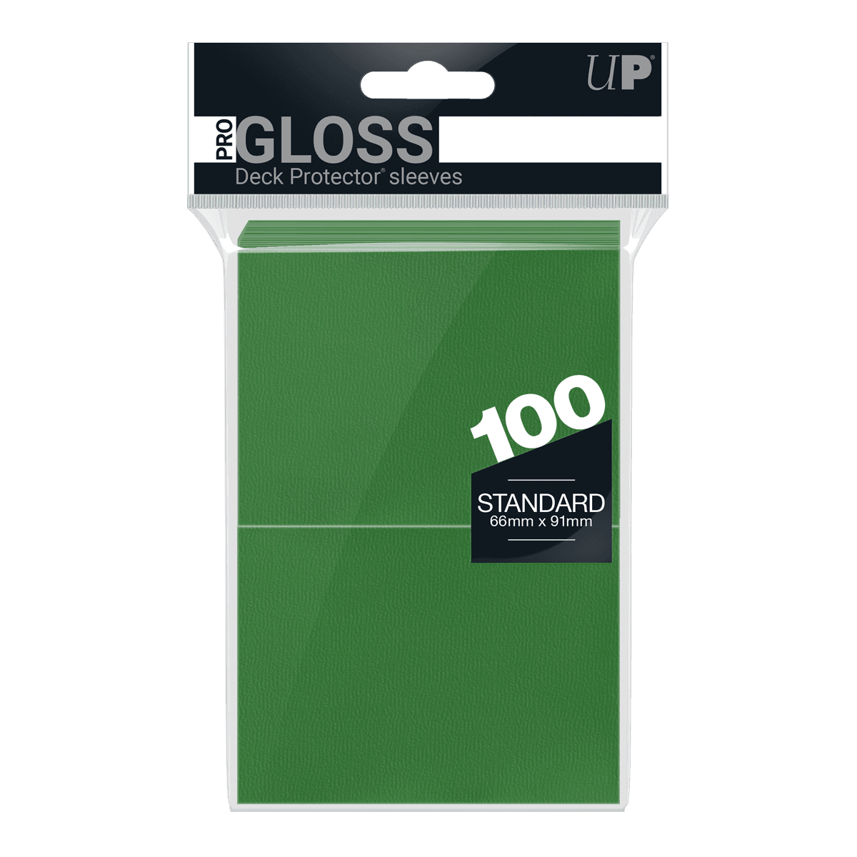 Ultra Pro Deck Protectors Gloss Green (100 sleeves)