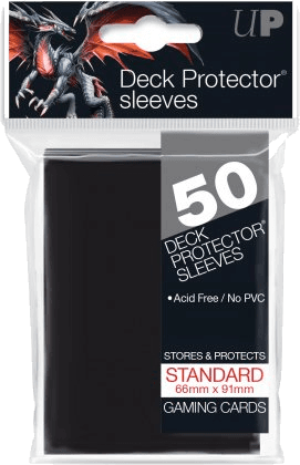 Ultra Pro Deck Protectors Solid Black (50 sleeves)