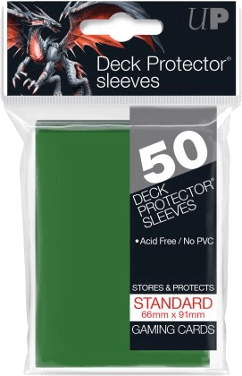 Ultra Pro Deck Protectors Solid Green (50 sleeves)