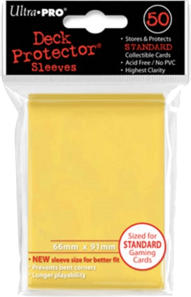 Ultra Pro Deck Protectors Solid Yellow (50 sleeves)