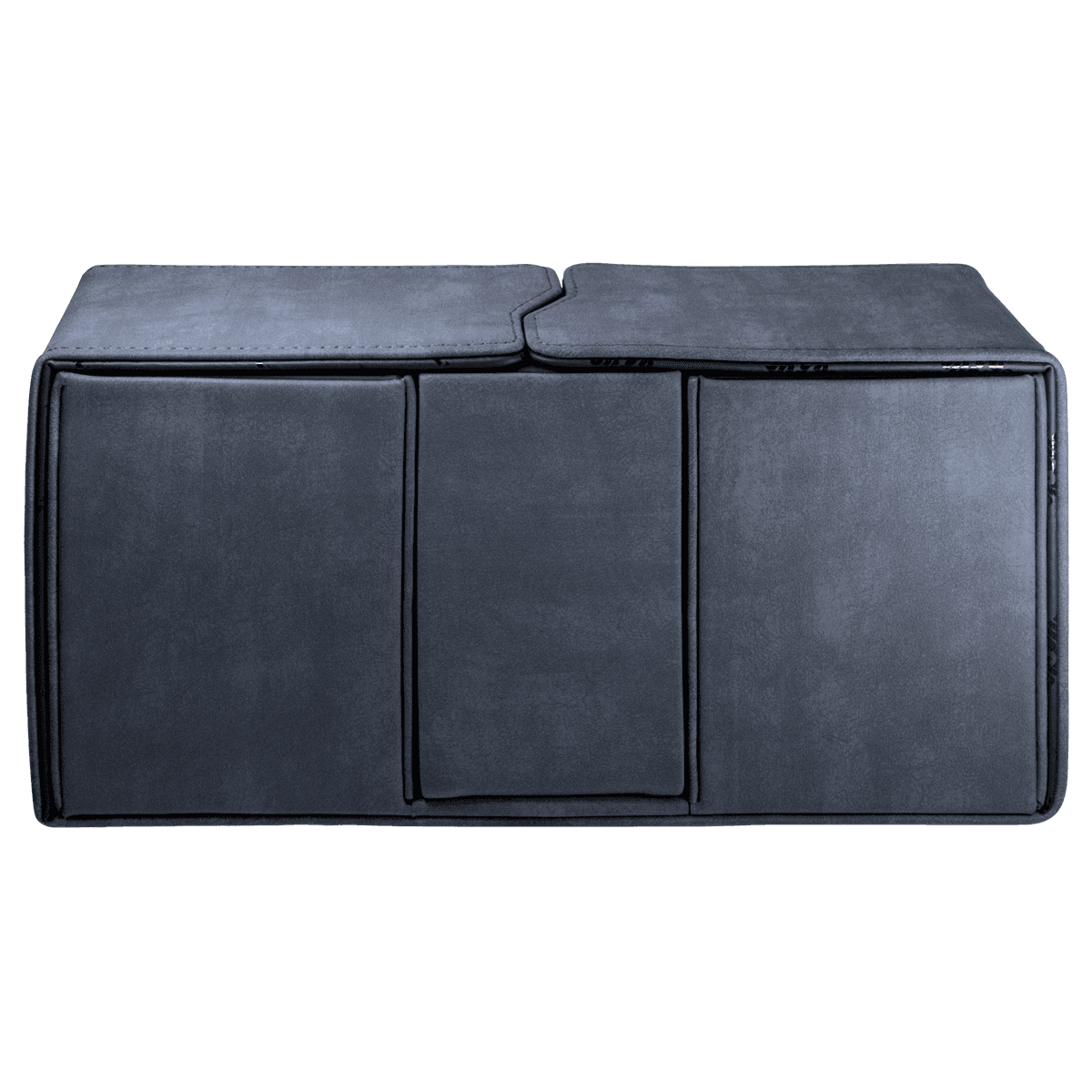 Ultra Pro Deckbox Alcove Vault Suede Collection — Sapphire