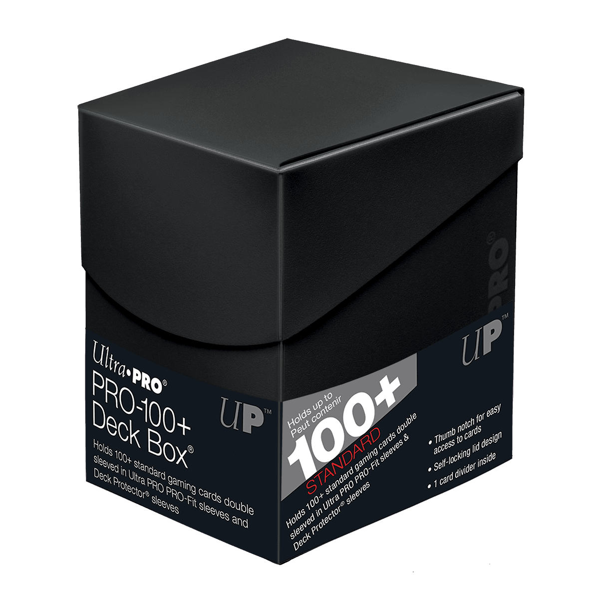 Ultra Pro Deckbox Pro 100+ Eclipse Jet Black (top loading) (100 cards)