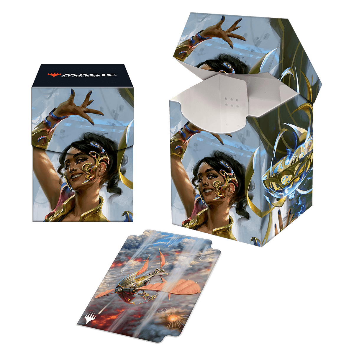 Ultra Pro Deckbox Pro 100+ The Brothers' War Saheeli, Filigree Master (100 cards)