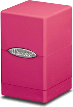 Ultra Pro Deckbox Satin Tower Bright Pink