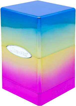 Ultra Pro Deckbox Satin Tower Hi-Gloss Rainbow