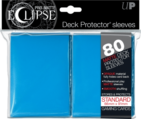 Ultra Pro Eclipse Deck Protectors Light Blue (80 sleeves)