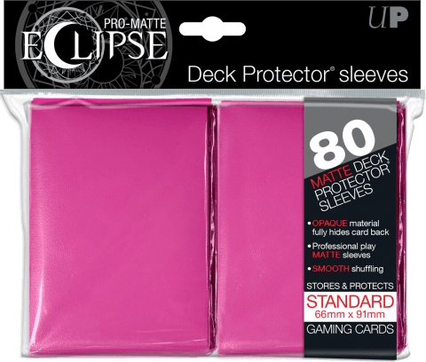 Ultra Pro Eclipse Deck Protectors Pink (80 sleeves)