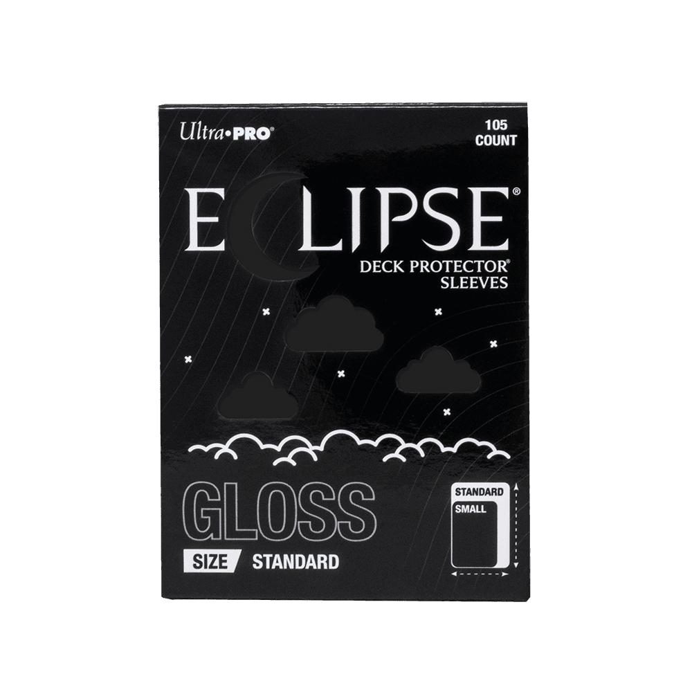 Ultra Pro Eclipse Gloss Sleeves — Jet Black (105)
