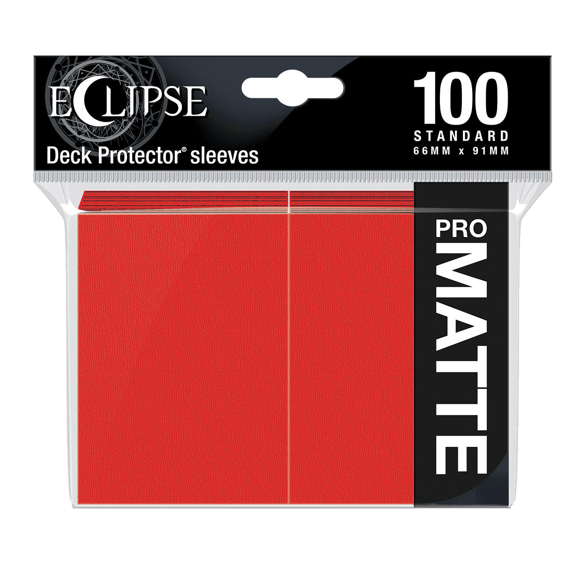 Ultra Pro Eclipse Matte Deck Protectors Apple Red (100 sleeves)
