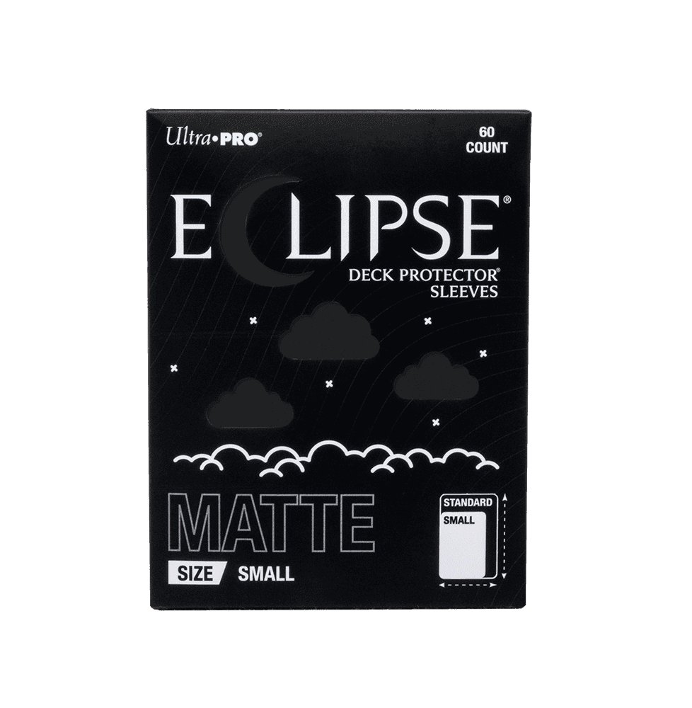 Ultra Pro Eclipse Matte Sleeves — Jet Black (60)