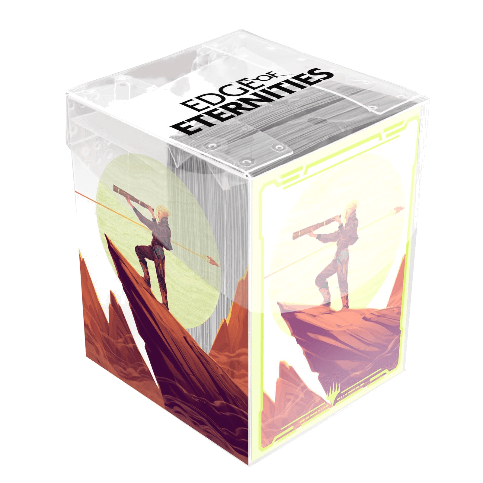 Ultra Pro Edge of Eternities Deckbox + Sleeves — Sami, Wildcat Captain