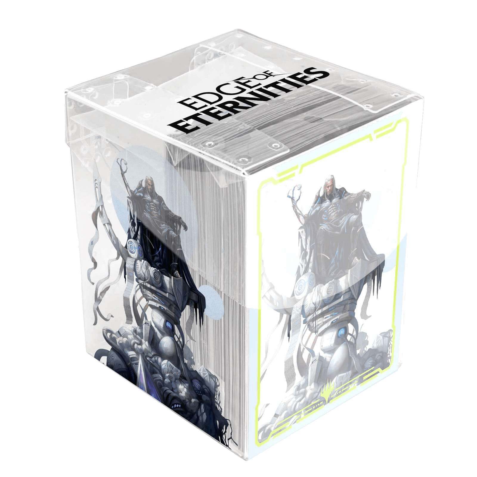 Ultra Pro Edge of Eternities Deckbox + Sleeves — Tezzeret, Cruel Captain