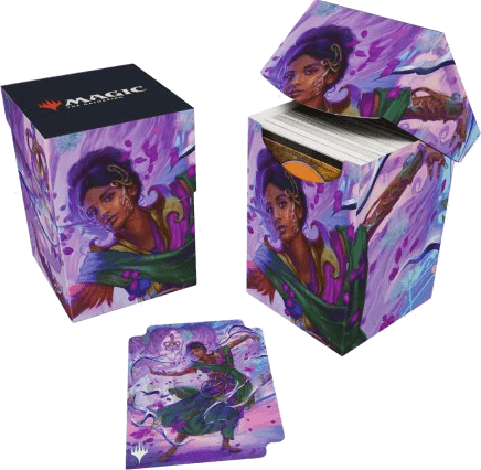 Ultra Pro Magic: The Gathering Aetherdrift Commander Pro 100+ Deckbox — Saheeli, Radiant Creator (100 cards)