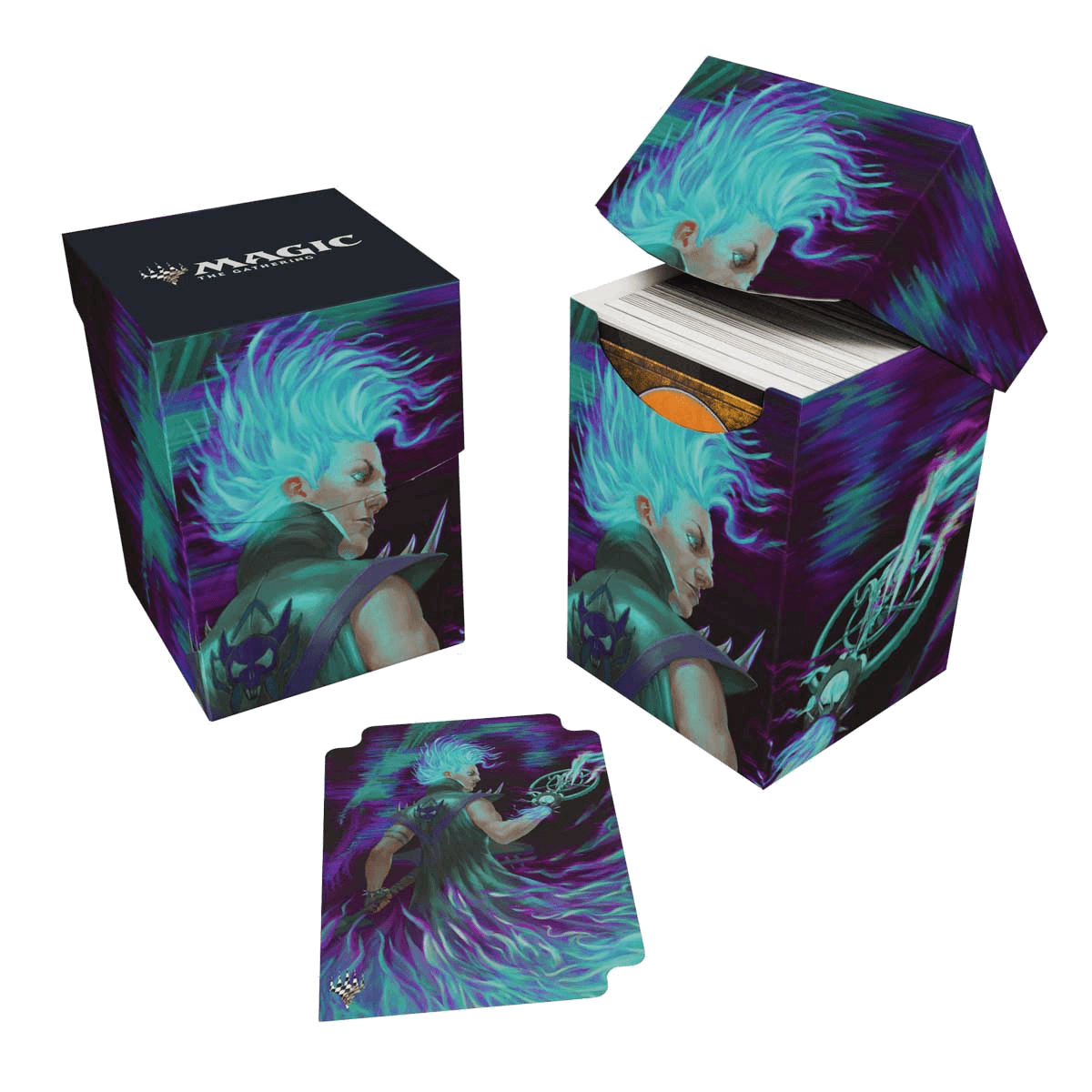 Ultra Pro Magic: The Gathering Aetherdrift Pro 100+ Deckbox — Winter, Cursed Rider (100 cards)