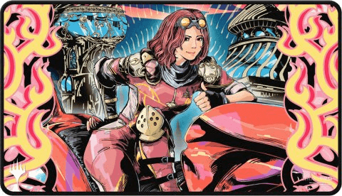 Ultra Pro Magic: The Gathering Aetherdrift Stitched Playmat — Chandra, Spark Hunter