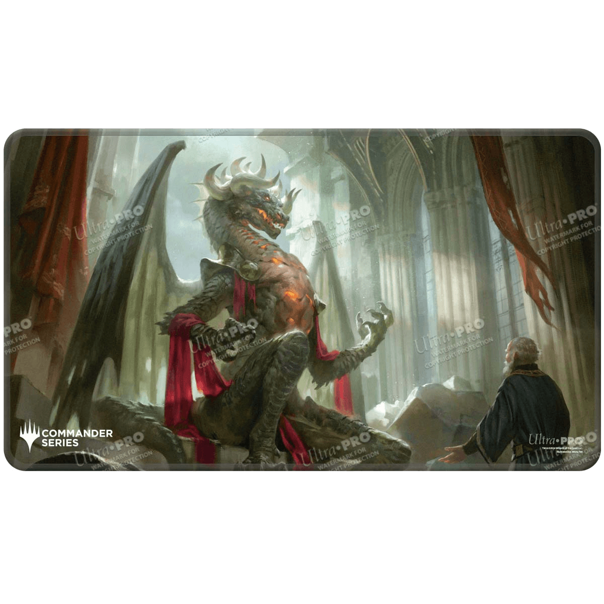 Ultra Pro Magic: The Gathering Commander Series Stitched Playmat — Korvold, Fae-Cursed King