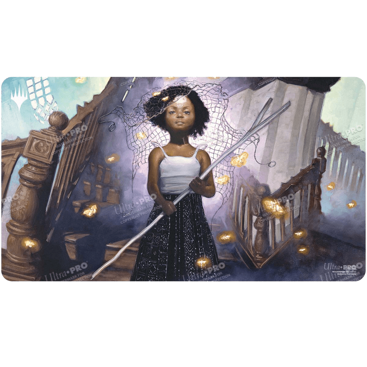 Ultra Pro Magic: The Gathering Duskmourn: House of Horror Commander Playmat — Aminatou, Veil Piercer