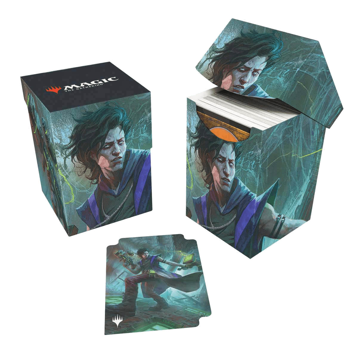 Ultra Pro Magic: The Gathering Duskmourn: House of Horror Commander Pro 100+ Deckbox — Winter, Cynical Opportunist (100 cards)