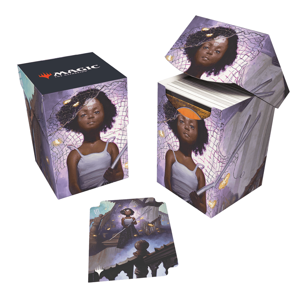 Ultra Pro Magic: The Gathering Duskmourn: House of Horror Commander Pro 100+ Deckbox — Aminatou, Veil Piercer (100 cards)