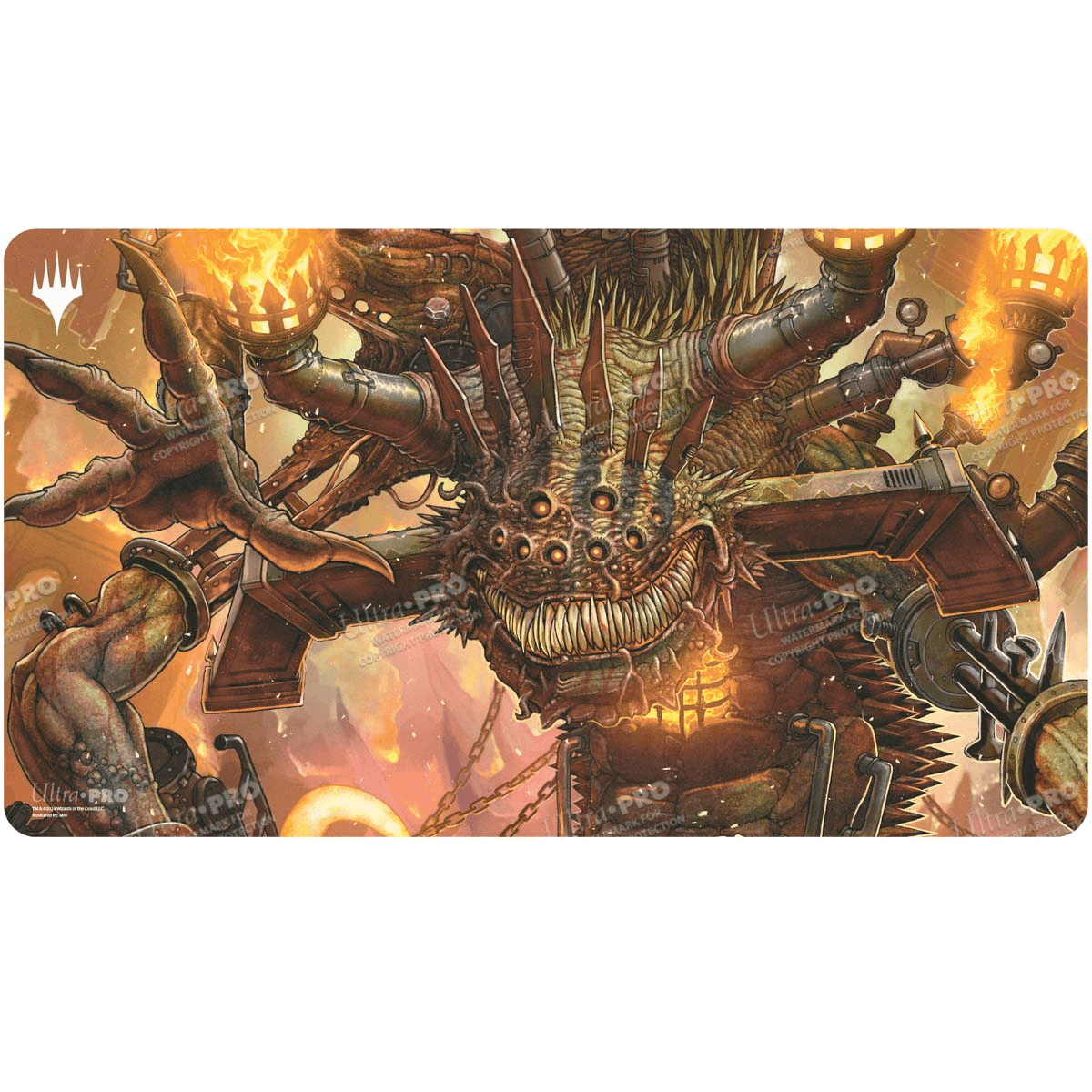 Ultra Pro Magic: The Gathering Duskmourn: House of Horror Playmat — Overlord of the Boilerbilges