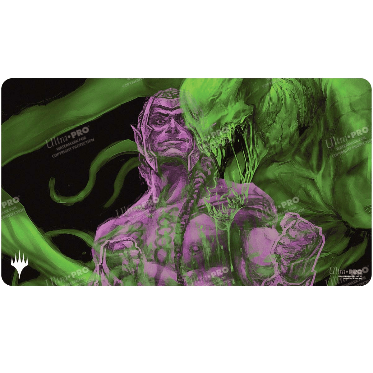 Ultra Pro Magic: The Gathering Duskmourn: House of Horror Playmat — Tyvar, the Pummeler