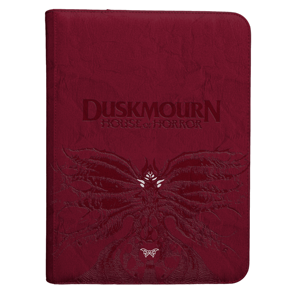Ultra Pro Magic: The Gathering Duskmourn — House of Horror Premium Zippered 9-Pocket Pro Binder