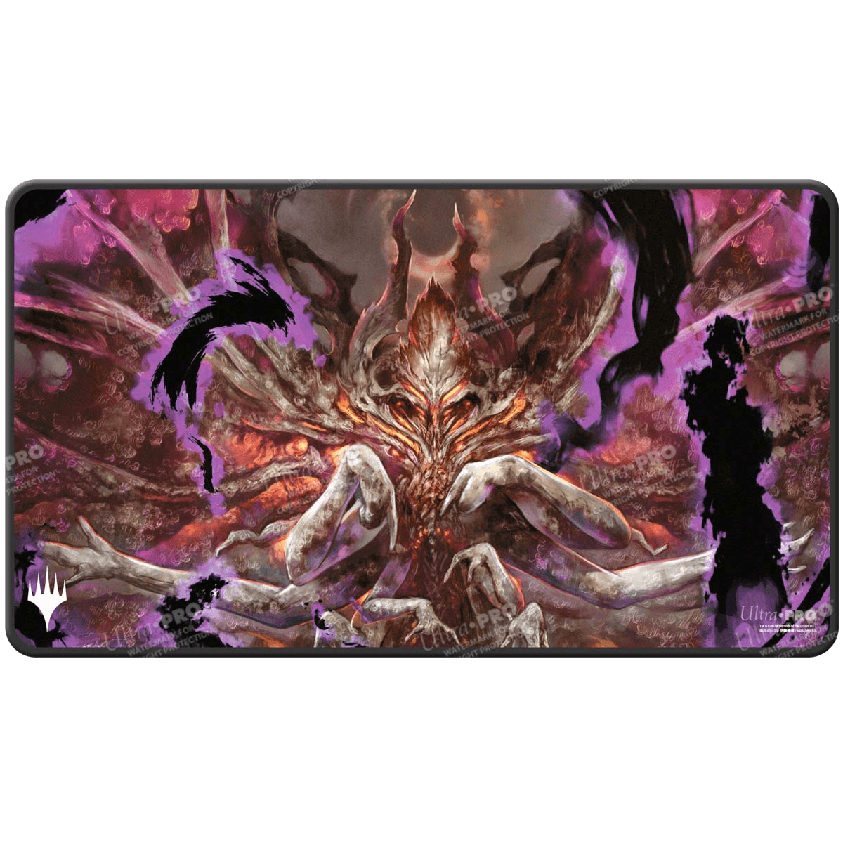 Ultra Pro Magic: The Gathering Duskmourn: House of Horror Stitched Playmat — Damnation