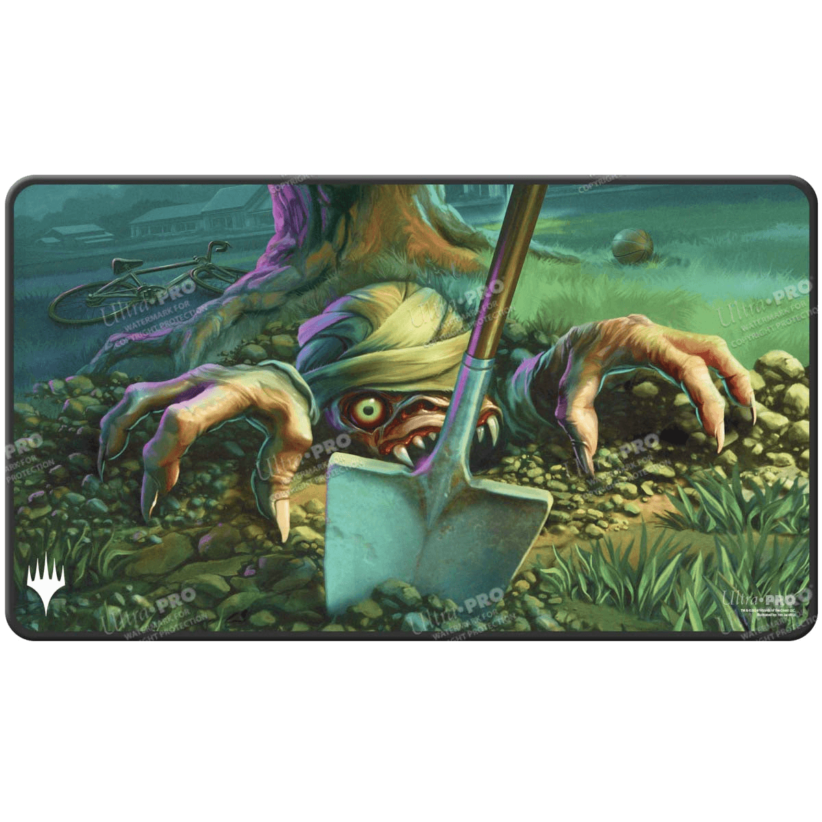 Ultra Pro Magic: The Gathering Duskmourn: House of Horror Stitched Playmat — Exhume