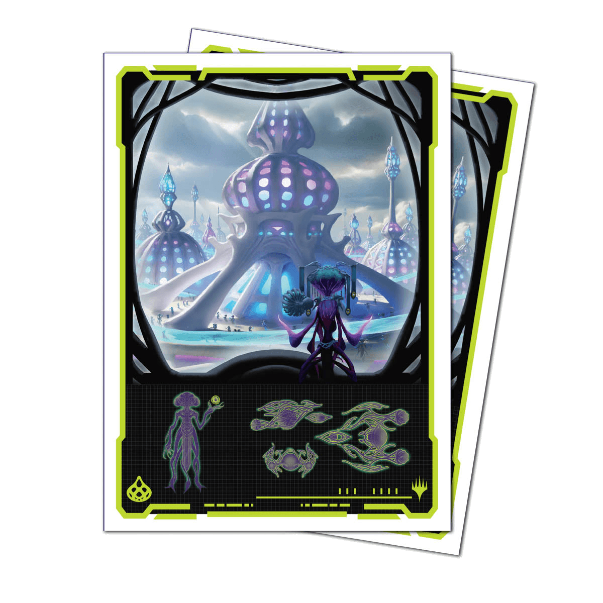 Ultra Pro Magic: The Gathering Edge of Eternities APEX Sleeves — Uthros, Titanic Godcore (100 sleeves)