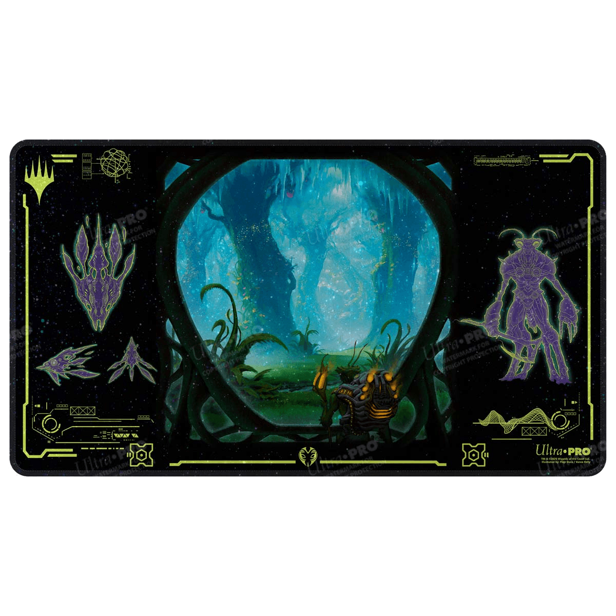 Ultra Pro Magic: The Gathering Edge of Eternities Premium Holofoil Playmat — Evendo, Waking Haven