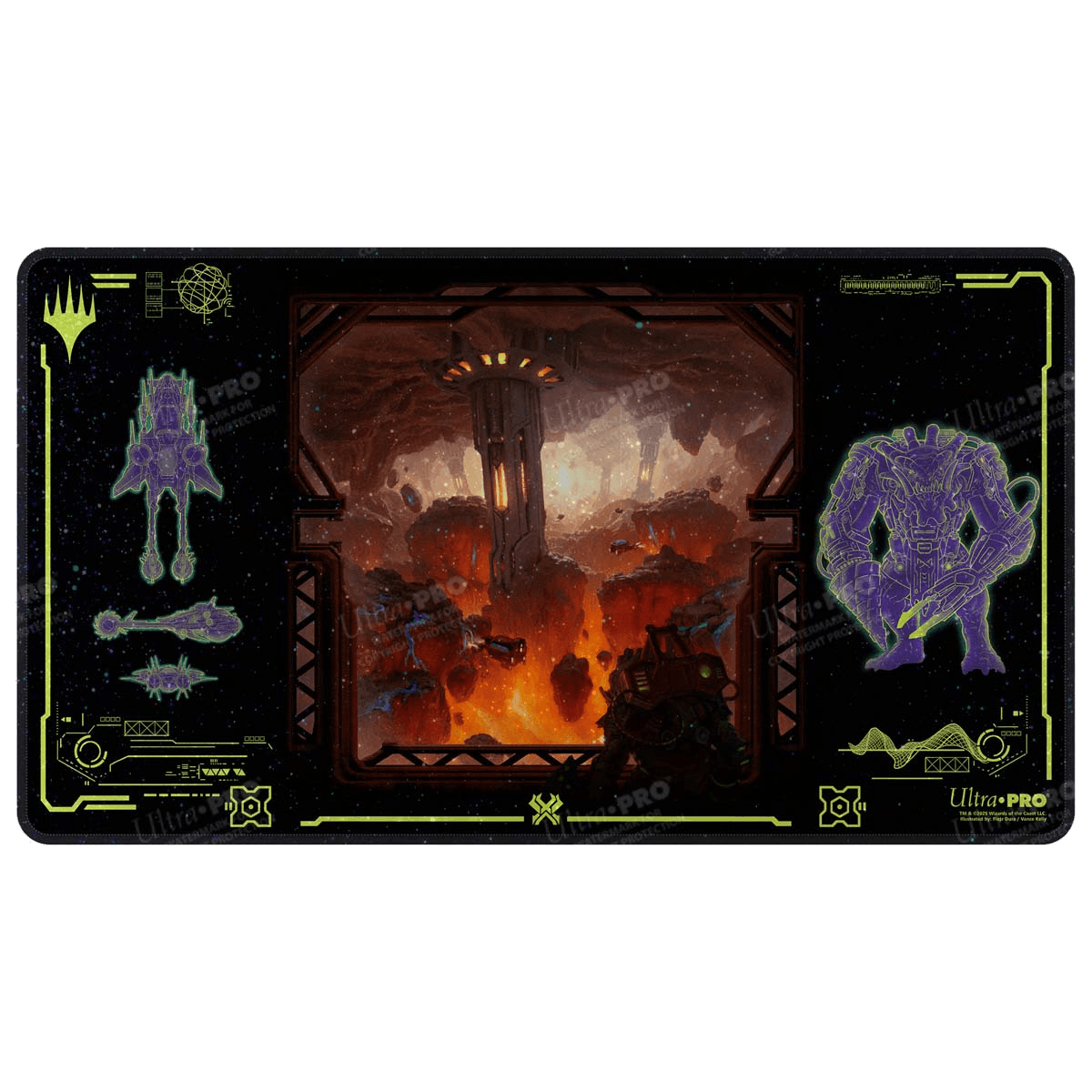 Ultra Pro Magic: The Gathering Edge of Eternities Premium Holofoil Playmat — Kavaron, Memorial World