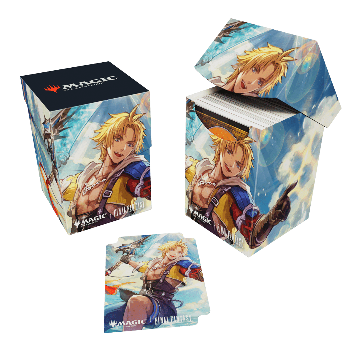 Ultra Pro Magic: The Gathering Final Fantasy Commander Pro 100+ Deckbox — Tidus, Yuna's Guardian (100 cards)