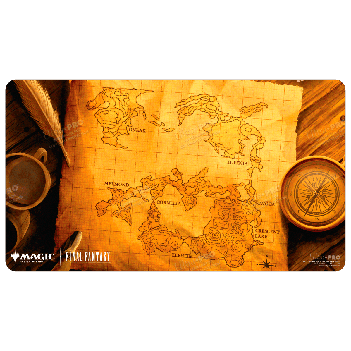 Ultra Pro Magic: The Gathering Final Fantasy Playmat — World Map