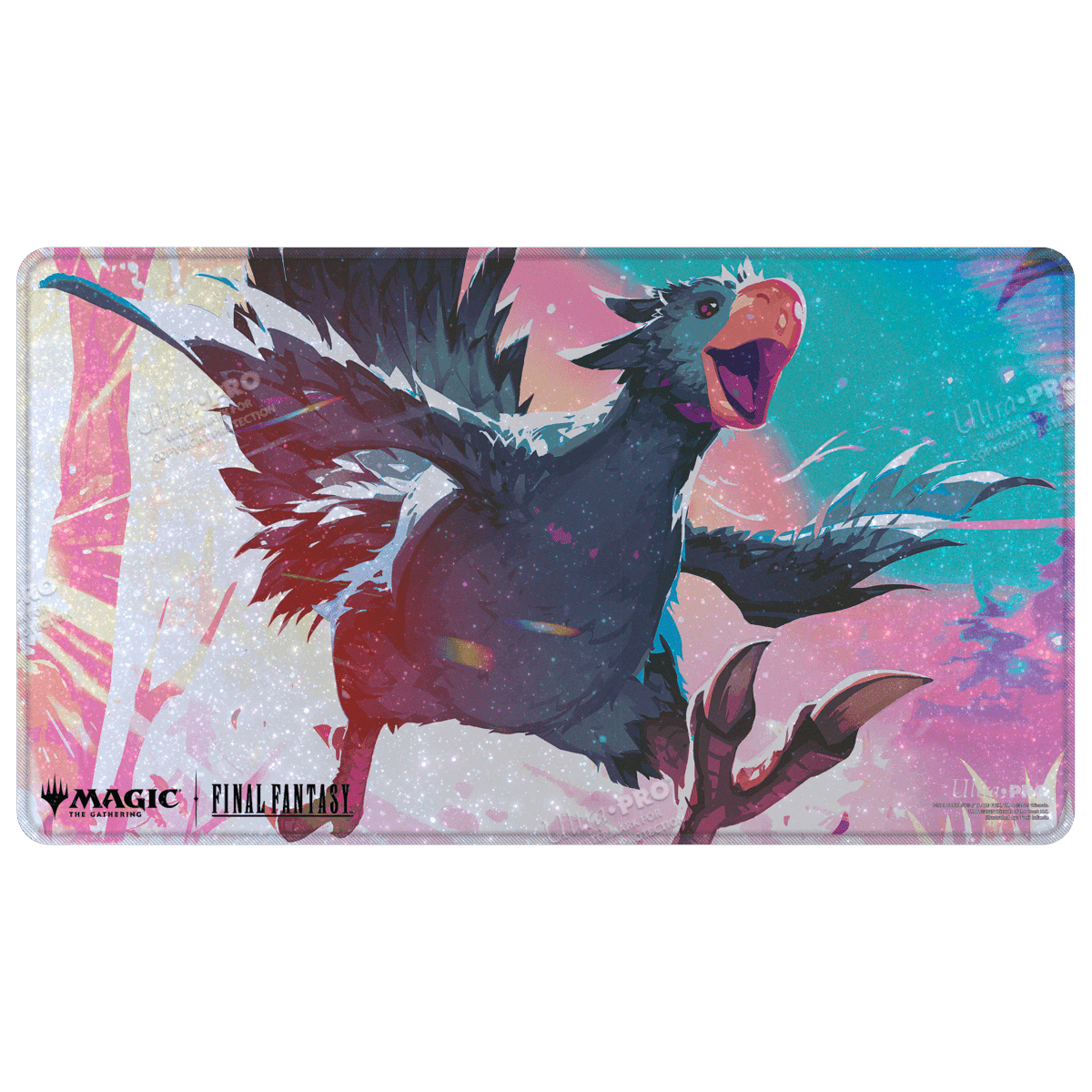 Ultra Pro Magic: The Gathering Final Fantasy Premium Holofoil Playmat — Traveling Chocobo Black