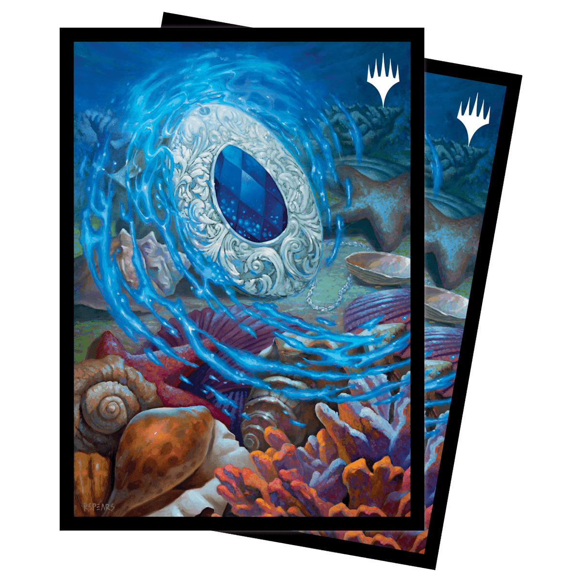 Ultra Pro Magic: The Gathering Modern Horizons 3 Sleeves — Sapphire Medallion (100 sleeves)
