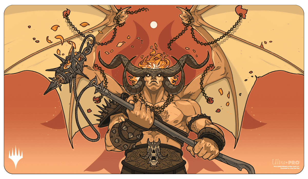 Ultra Pro Magic: The Gathering Murders at Karlov Manor Playmat — Rakdos, Patron of Chaos