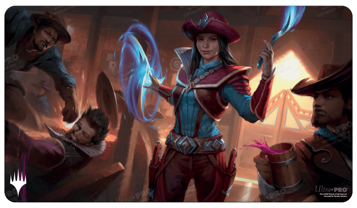 Ultra Pro Magic: The Gathering Outlaws of Thunder Junction Commander Playmat — Stella Lee, Wild Card