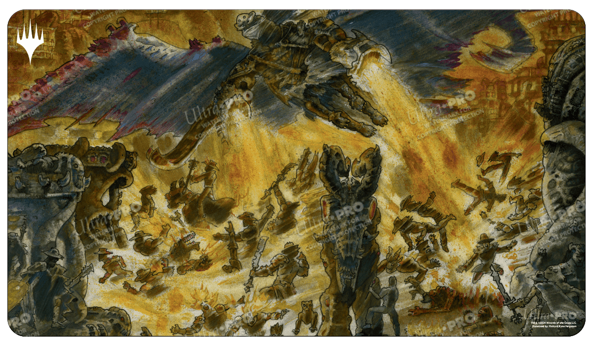 Ultra Pro Magic: The Gathering Outlaws of Thunder Junction Playmat — Pitiless Carnage