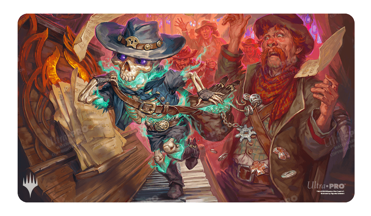 Ultra Pro Magic: The Gathering Outlaws of Thunder Junction Playmat — Tinybones, the Pickpocket