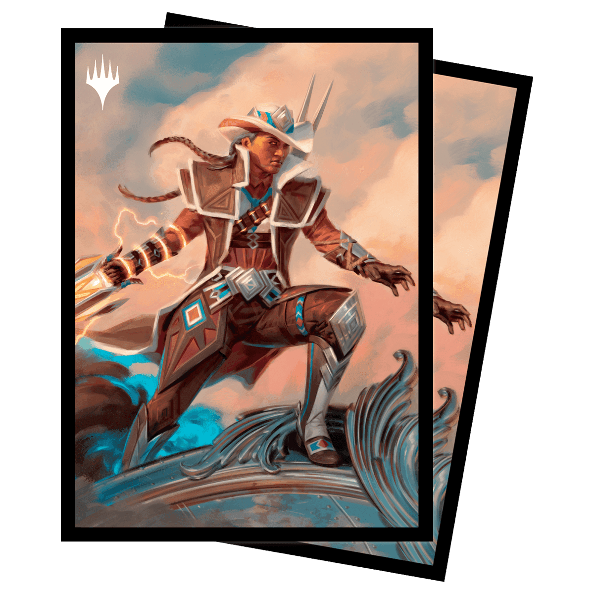 Ultra Pro Magic: The Gathering Outlaws of Thunder Junction Sleeves — Annie Flash, the Veteran (100 sleeves)