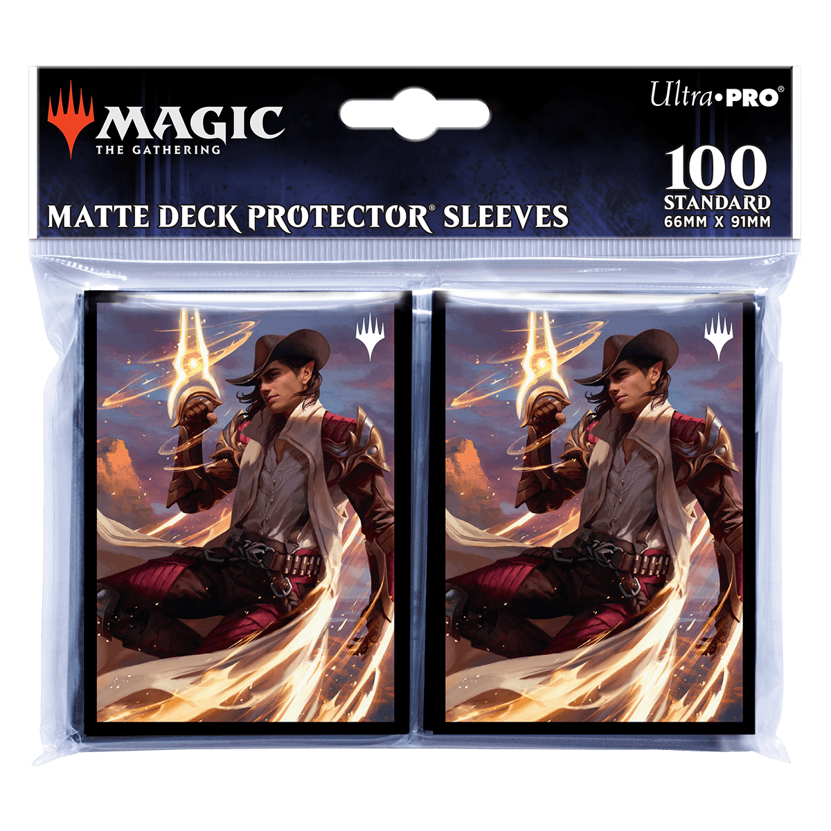 Ultra Pro Magic: The Gathering Outlaws of Thunder Junction Sleeves — Kellan, the Kid (100 sleeves)